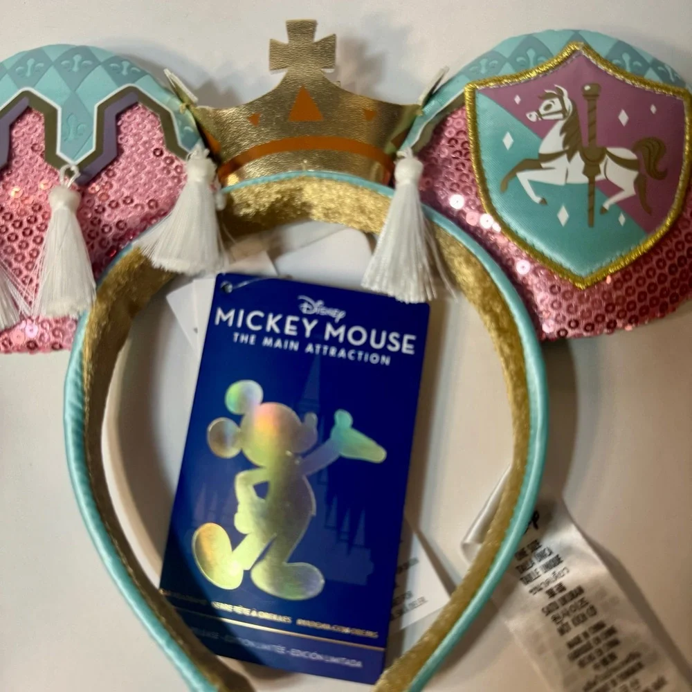NWT. Carousel ears. Disney Mickey Mouse Ears Prince Charming limited edition - Picture 3 of 12